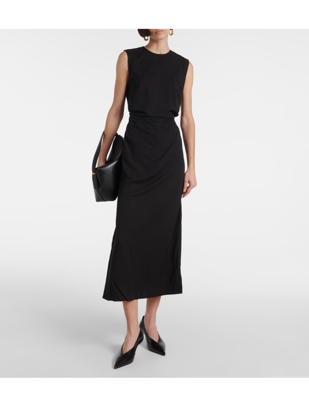 TOTEME fluid tie waist dress size 40 size 10